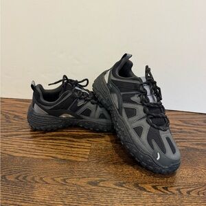 Zara Black and Gray Athletic Shoes with Chunky Sole